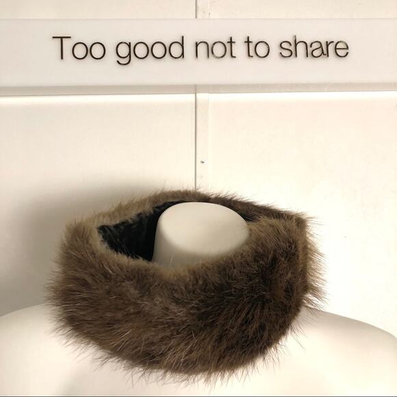 Vintage Vlean Beaver Fur scarf headband Long Fur - Picture 1 of 4